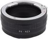 NinoLite An Adapter for Attaching Pentax Lenses To Sony Camera PK-NEX Adapter K-mount NEX-E Bodies. (Black)