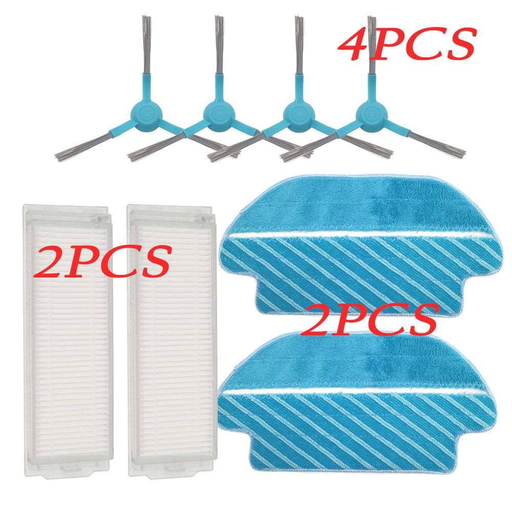 HEPA Filter Roller Brush Mop Pads Cloth for Cecotec Conga 3290 3490 3690 Vacuum Cleaner for Viomi V2 V-RVCLM21B Mijia STYJ02YM