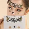 1pc Acrylic Drill Sticker Decoration 3d Cute Cat Face Stickers Ball Party Face Rhinestone Masquerade Temporary Tattoo Stickers