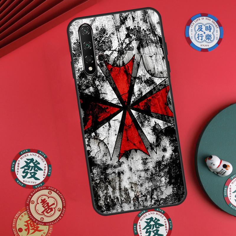 Umbrella Corporation For Huawei Nova 5T 10 9 SE 7i 8i 11i 12i Y73 Y90 Y70 Y72 Y61 Y91 P60 Pro P30 P40 Lite Case
