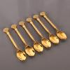 Swan Spoon Rack Set 6 Pcs/set Coffee Spoon Fruit Fork Dessert Spoon Tableware Home Ornament Small Spoon