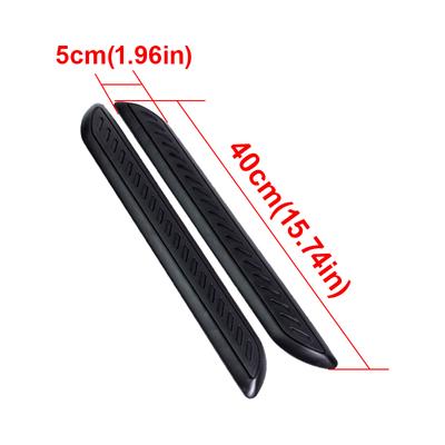 2pcs Car Bumper Protector Strip Universal 40cm Car Soft Rubber Front And Rear Corner Cover Guard Lip Strip Sticker Protector