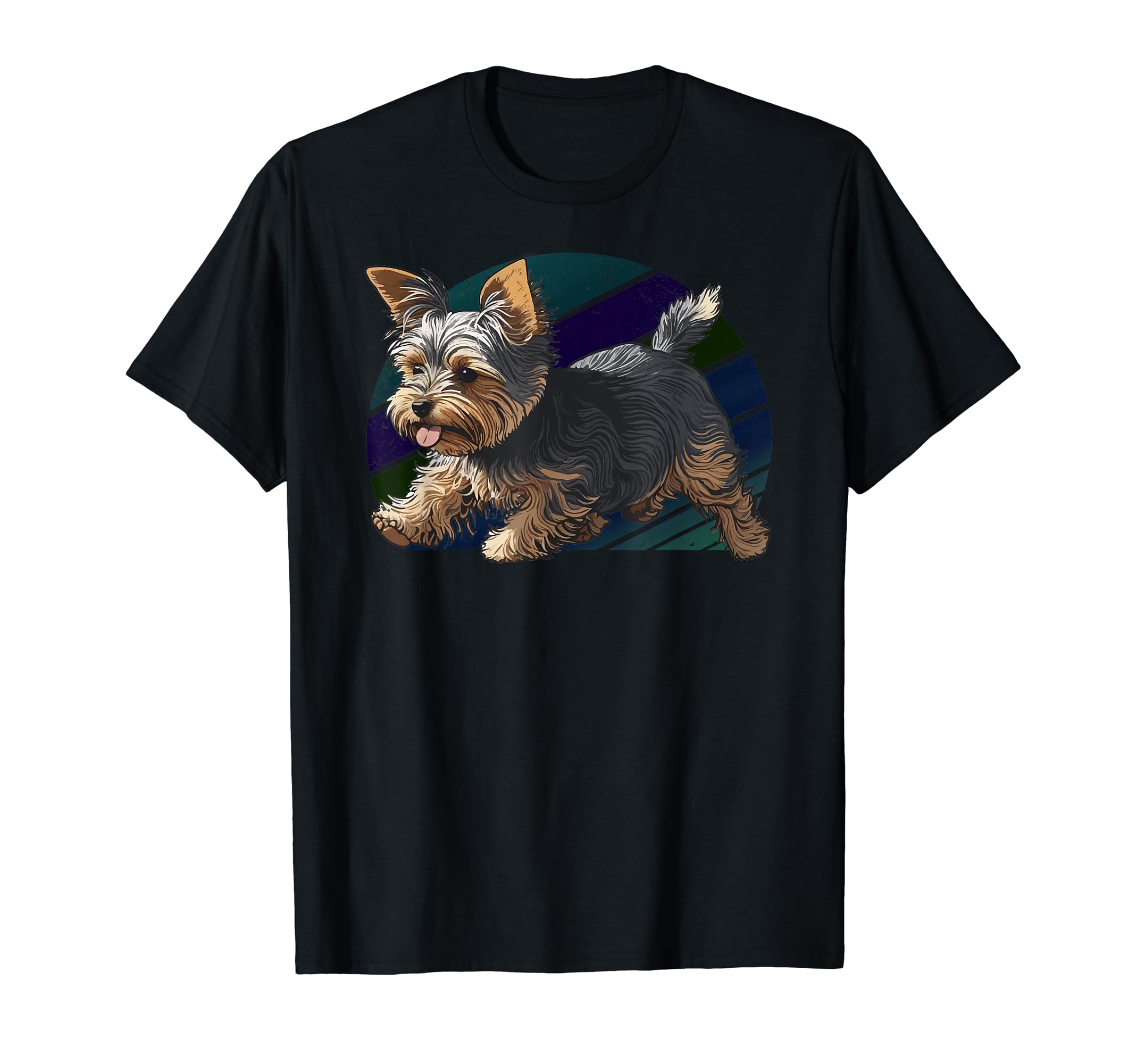 Playful Yorkshire Terrier Dog Pop Art Proud Yorkie Owner T-Shirt