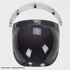 Japanese Three-Button Bubble Lens Motorcycle Helmet