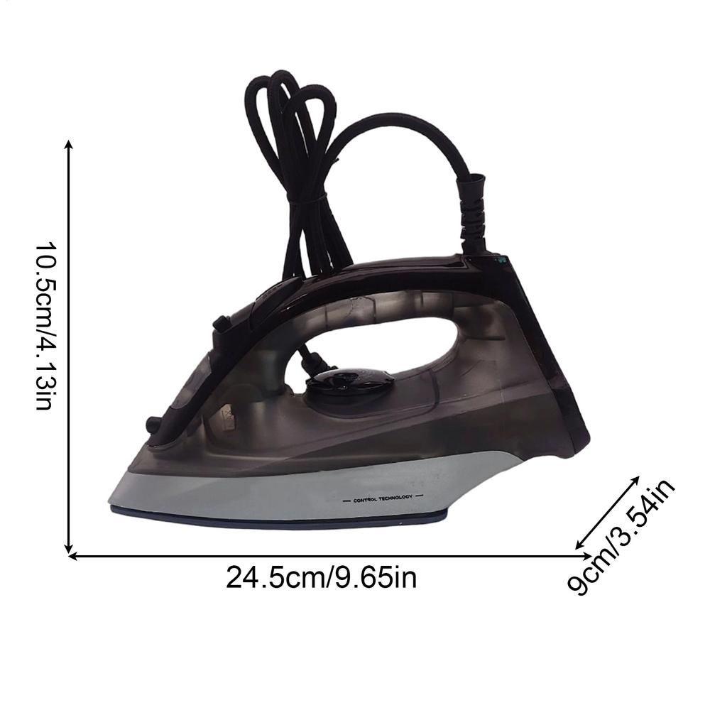 

Steam Iron Travel Steamer for Garment Handheld Electric Iron 1200W for Home Crafting Commercial Laundry Beach Quilting Fabric серый