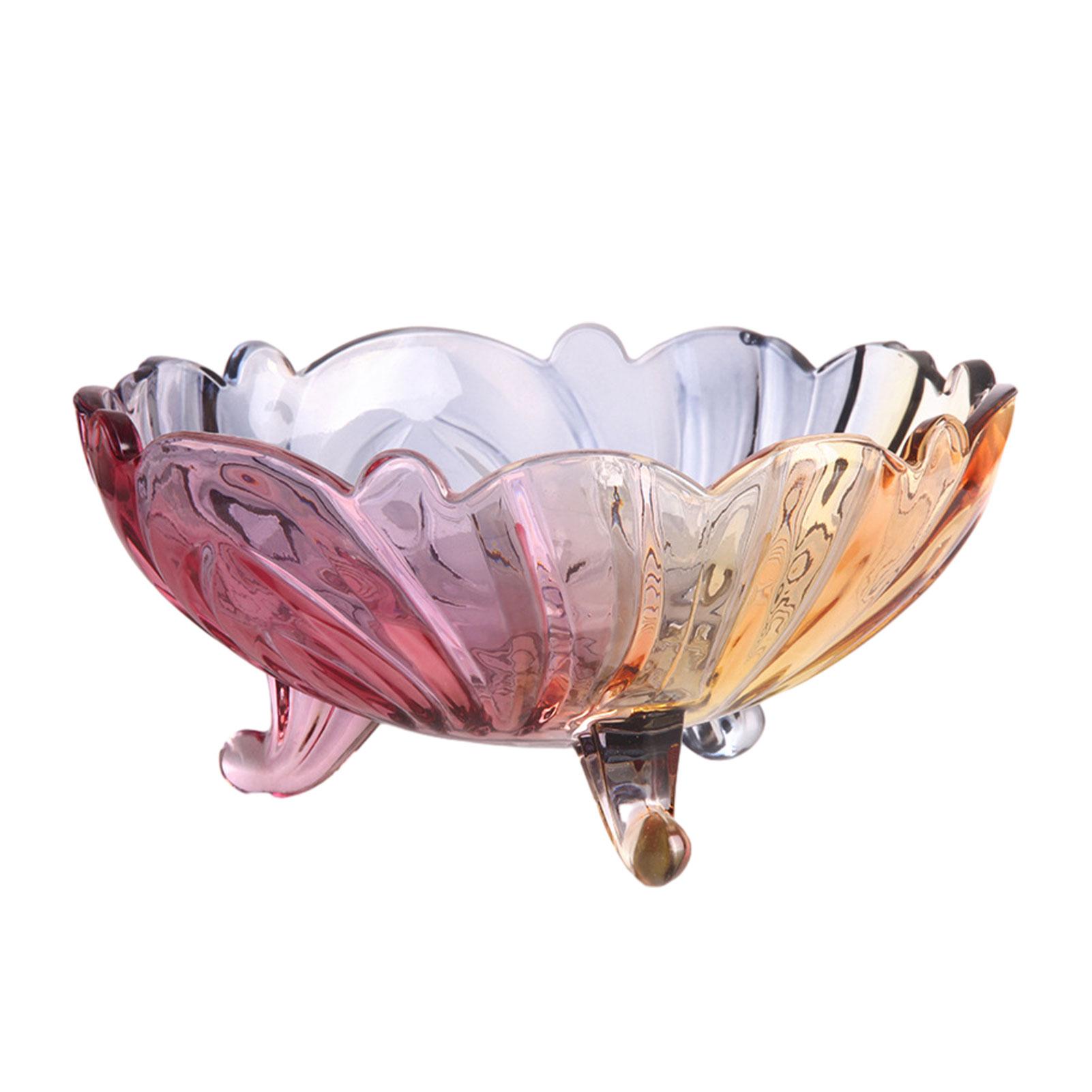 

Креативный бытовой журнальный столик, конфетница, уникальный и практичный домашний декор, хрустальная стеклянная фруктовница