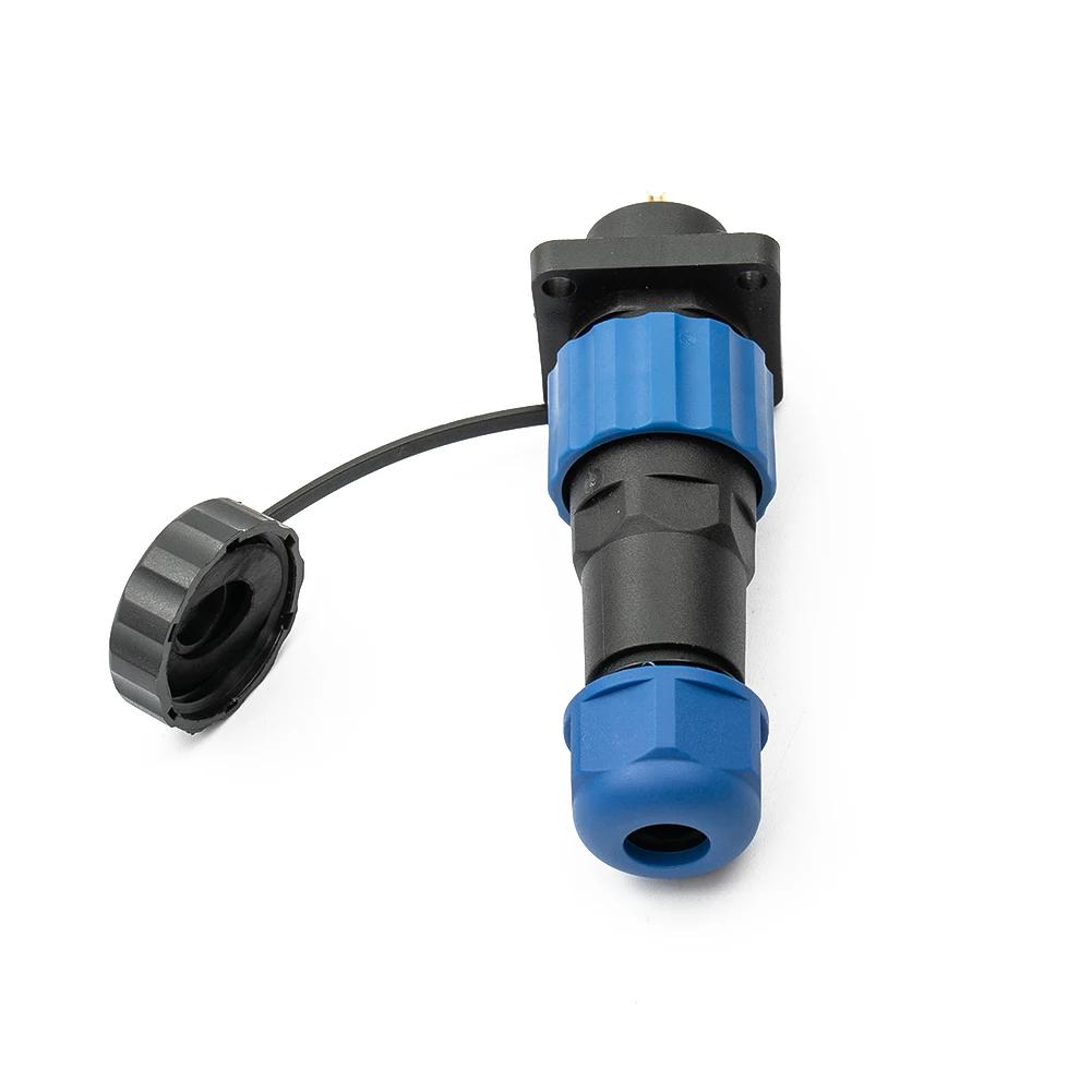 IP68 Square Connector Perfect For Garden Lighting Marine Equipment And Outdoor LED Panels 2 9 Pin IP68 Waterproof Connector
