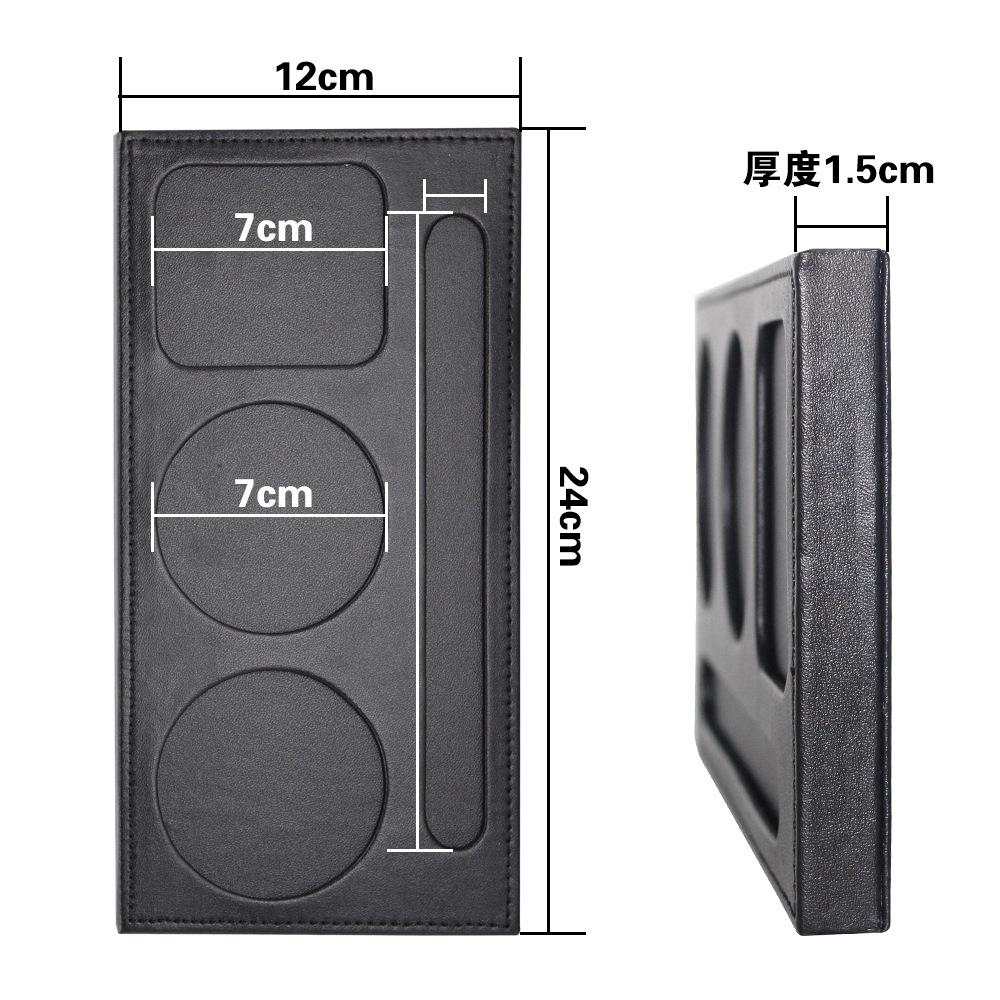 Cup Holder Leather Tea Tray Office Supplies Storage Trayoffee Cup Pad  Heat Insulation Coasters