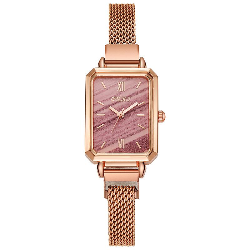 Retro Chic Ladies' Square Watch - Live Streaming Celeb Edition