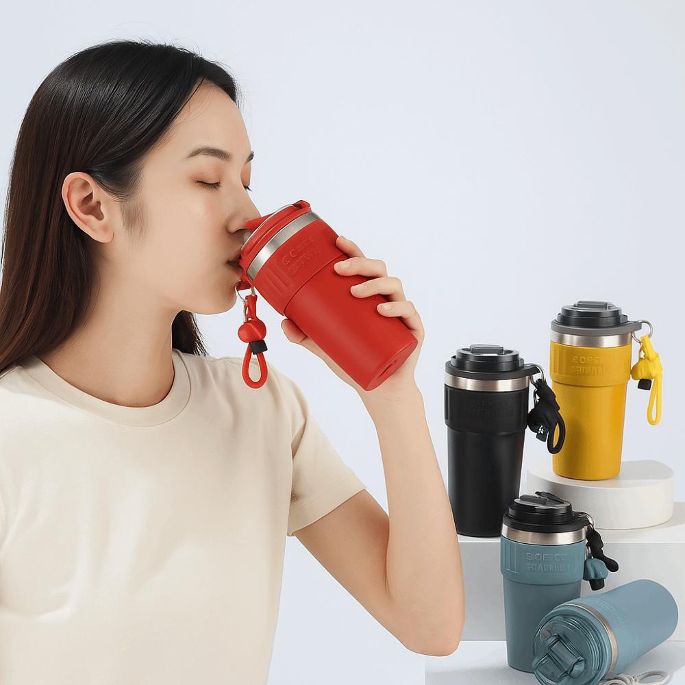 630ml Insulation Cup Fashion Water Bottle Portable Sports Kettle Gift