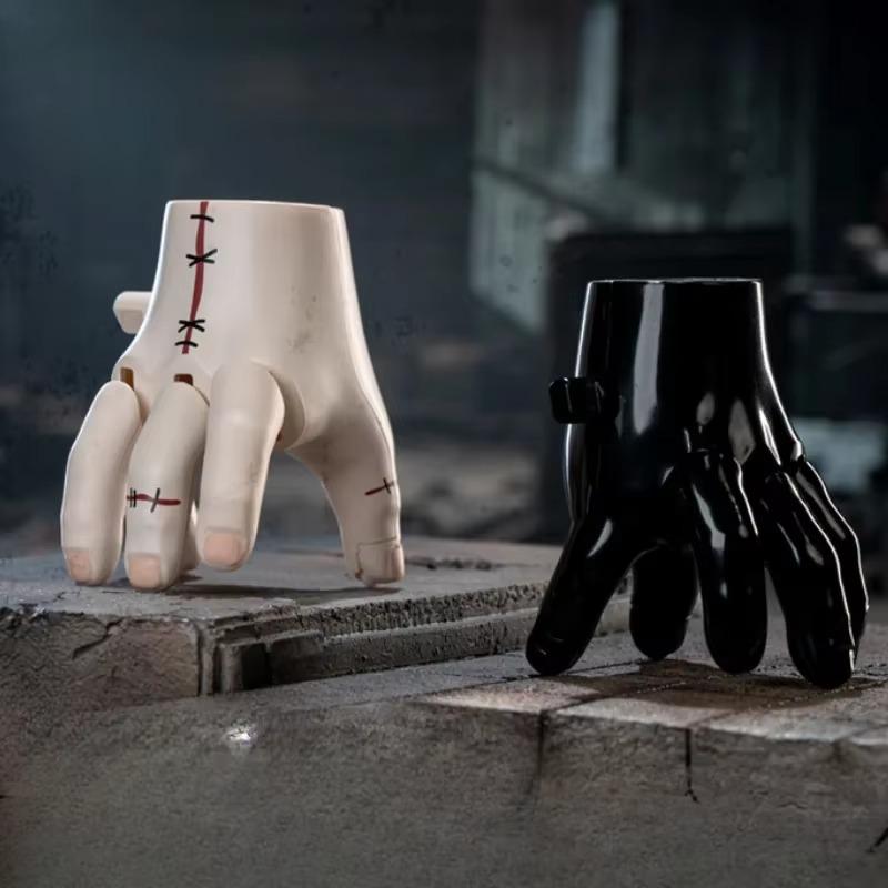 Moveable Clockwork Monster Hand Stranger Hands Series Action Figurine, Thing Hand Figure Halloween Wind Up Toys for Collection