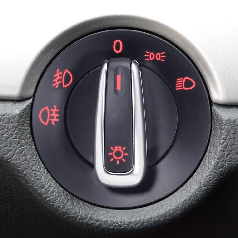Car Headlight Switch Fog Light Control Auto Accessories For VW Passat B5 B5.5 Golf Jetta MK4 Polo 9N 9N3 New Beetle TranspoterSwitches Seat 3