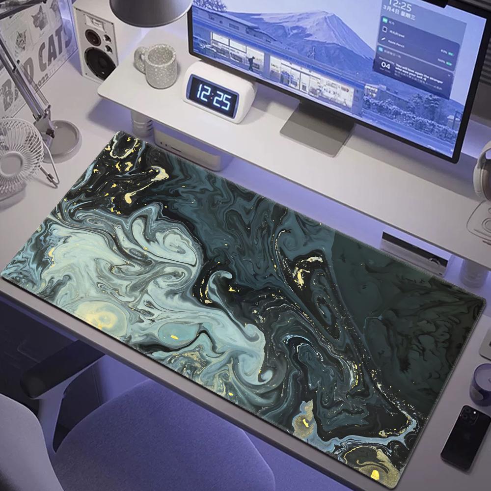 XXL Strata Liquid X Mouse Pad Computer Laptop Anime Keyboard Mouse Mat Large Mousepad Keyboards Gamers Decoracion Desk Mat