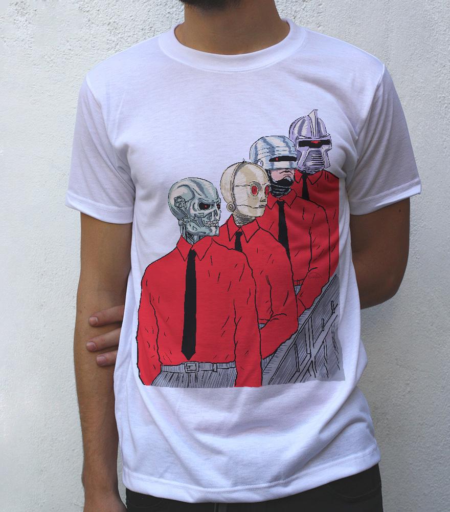 The Unisex Machine T Shirt Artwork Kraftwerk Inspired