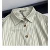 Spring Autumn Niche Design Sense Striped Small Loose Shirt Blouses & Shirts
