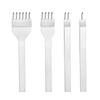 4Pcs Prong Leather Craft Tool Diy Leather Tools Hole Punches Stitching for Leather Belt Punch Tools