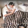 Flannel Blanket, 180x200cm, Soft Throw for Office Nap, All Season Camel 100x150cm