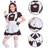 Cute Black Cat Lolita Maid Dress Costumes Cosplay Suit For Girls  Costumes Stage