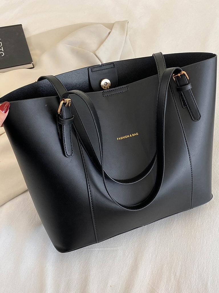 Retro simple and atmospheric commuting bag for women 2026 new stylish large capacity shoulder tote bag