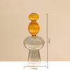 European Style Minimalist Colored Glass Double-layer Transparent Vase Creative Desktop Hydroponic Vase Home Decoration