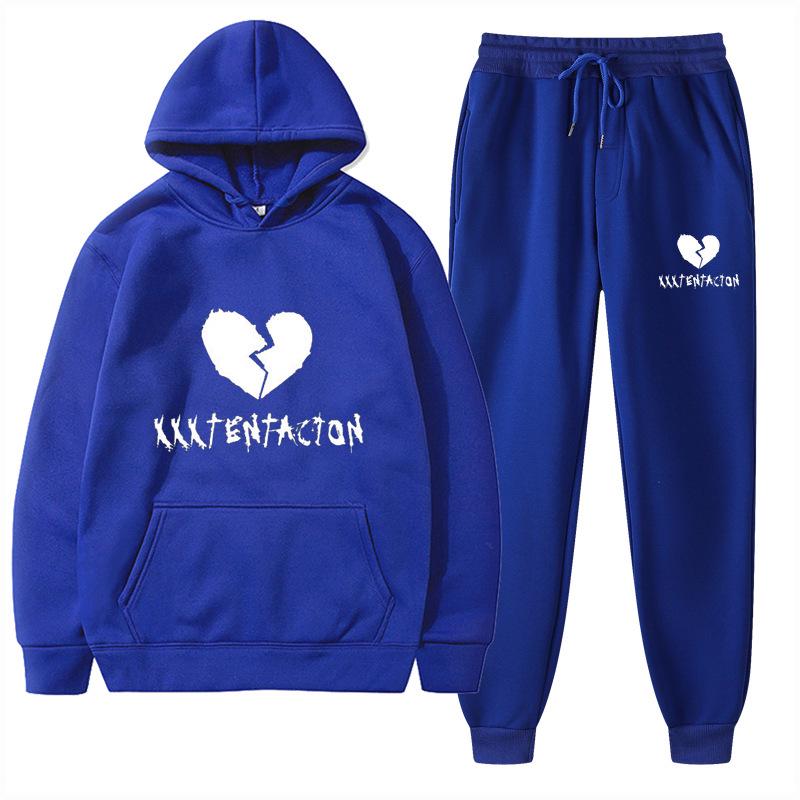 2025 Trendy European & American Spring/Autumn Hoodie & Sweatpants Fashion Set