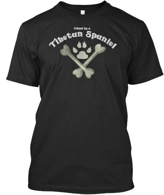 

Dog Bones Owned By A Tibetan Spaniel TTshirt Made in the USA Size S to 5XL 3XL