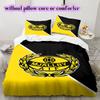 Mjällby AIF football Pattern Bedding,Quilt Set Quilt Cover Pillowcase Home Birthday Gift (1*duvet cover+2*pillowcase,without core)