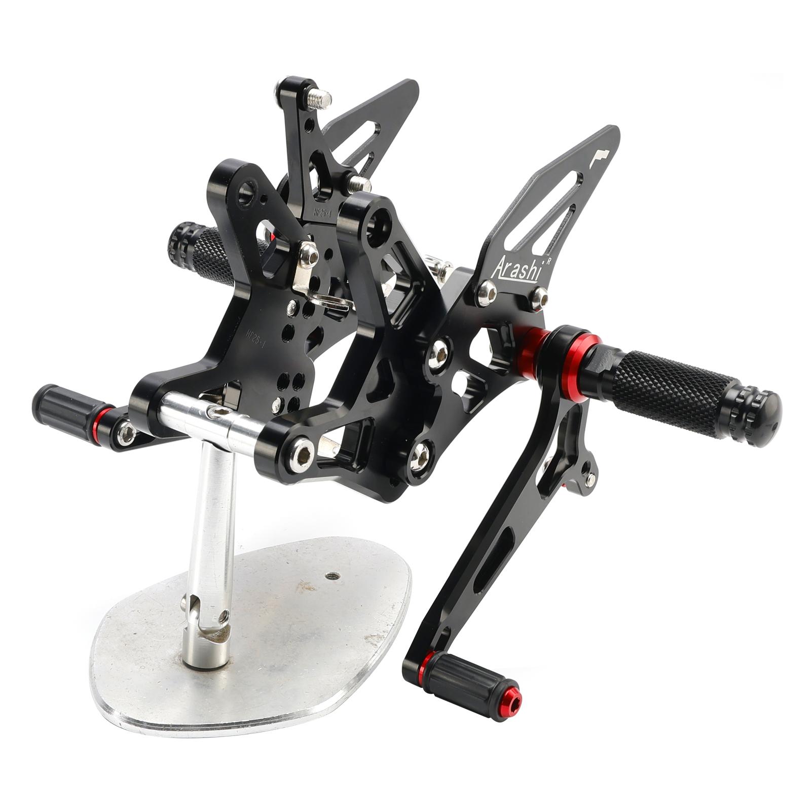 

2024-2025 Kawasaki Ninja ZX6R ZX636 CNC Aluminum Rearsets Footpegs чёрный