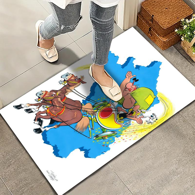 Asterix Carpet Rug for Living Room Bedroom Home Sofa Decoration,Kids play Nonslip Floor Mat