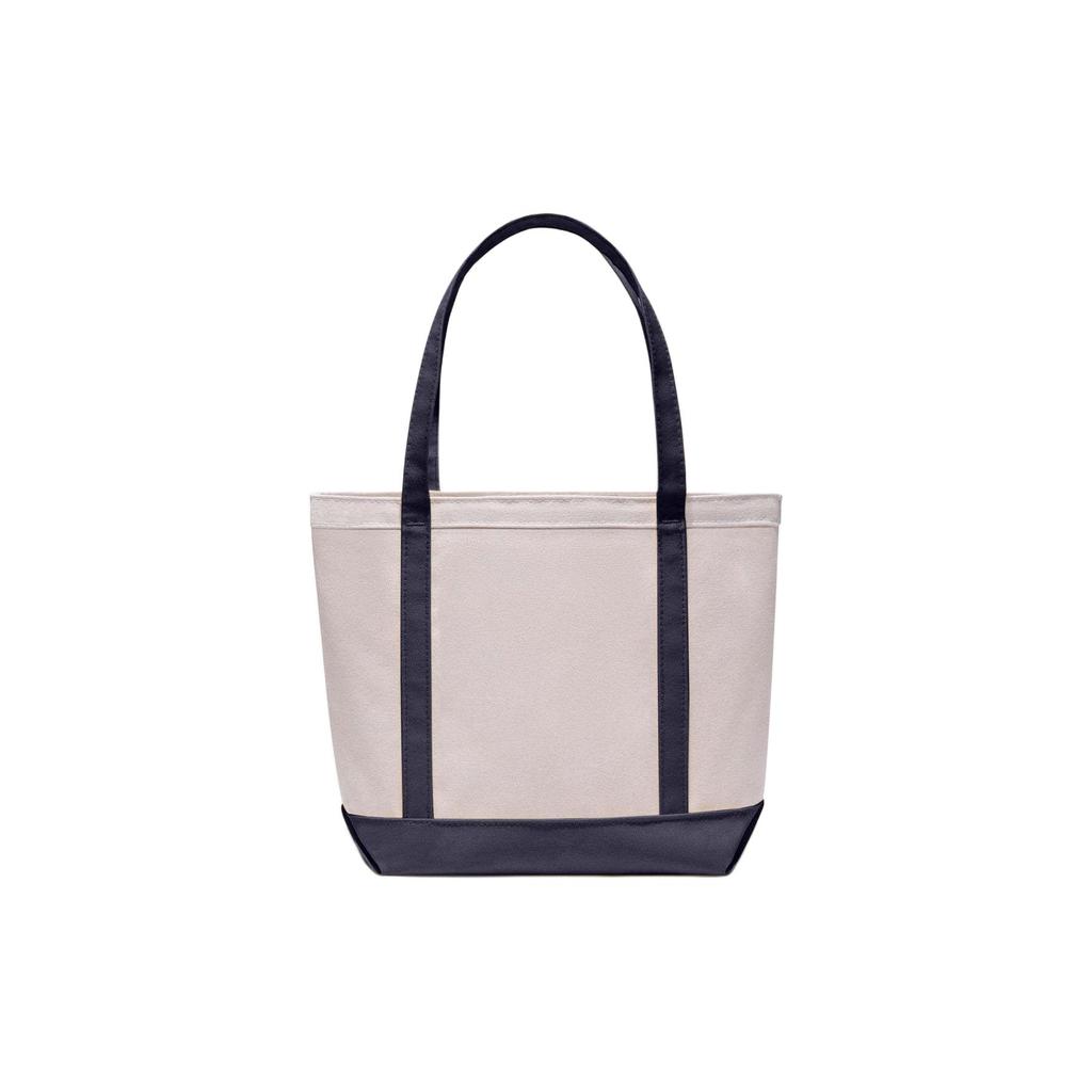 New NOAH Cotton Canvas Bag Tote Bag Shopping Bag Handbag Regular Unisex Natural & Marine Blue B001NOAHNVY