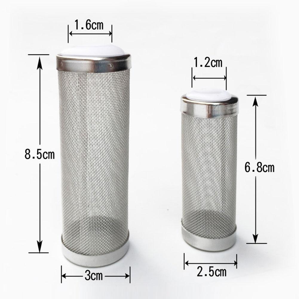 Aquarium Inflow Inlet Filter Stainless Steel Mesh Net Guard Fish Tank Filter Accesories Special Shrimp Cylinder Filter Cover