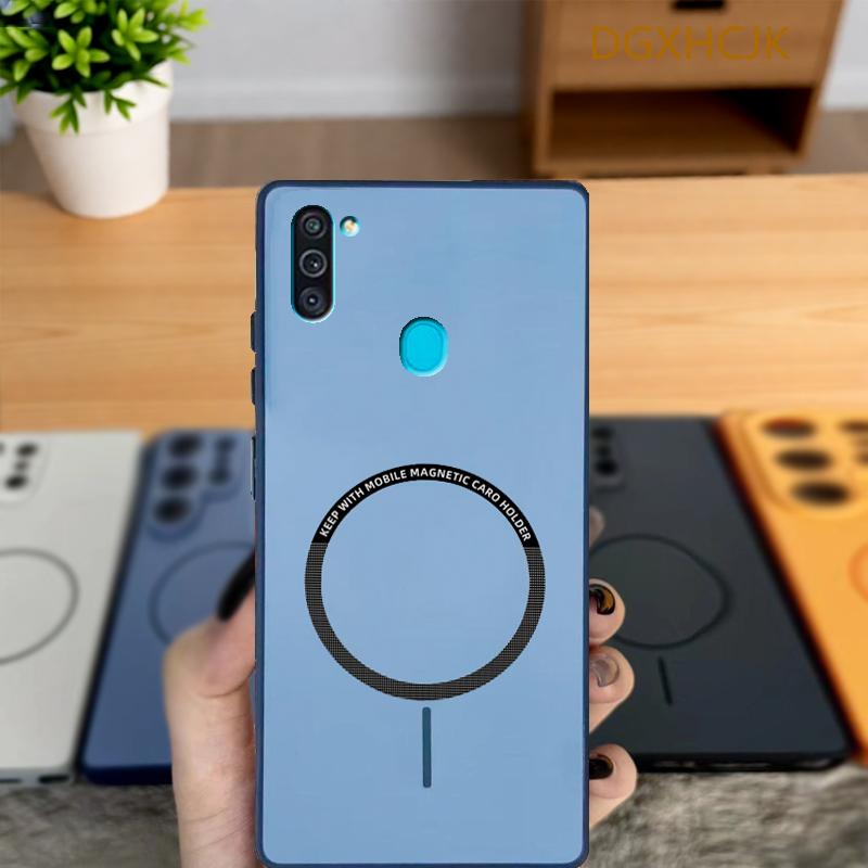 

For Samsung Galaxy A11 Case Galaxy m11 Phone Case Galaxy A11 M11 Cover Shookproof Color magnetic hard Silicone back cover Galaxy A11