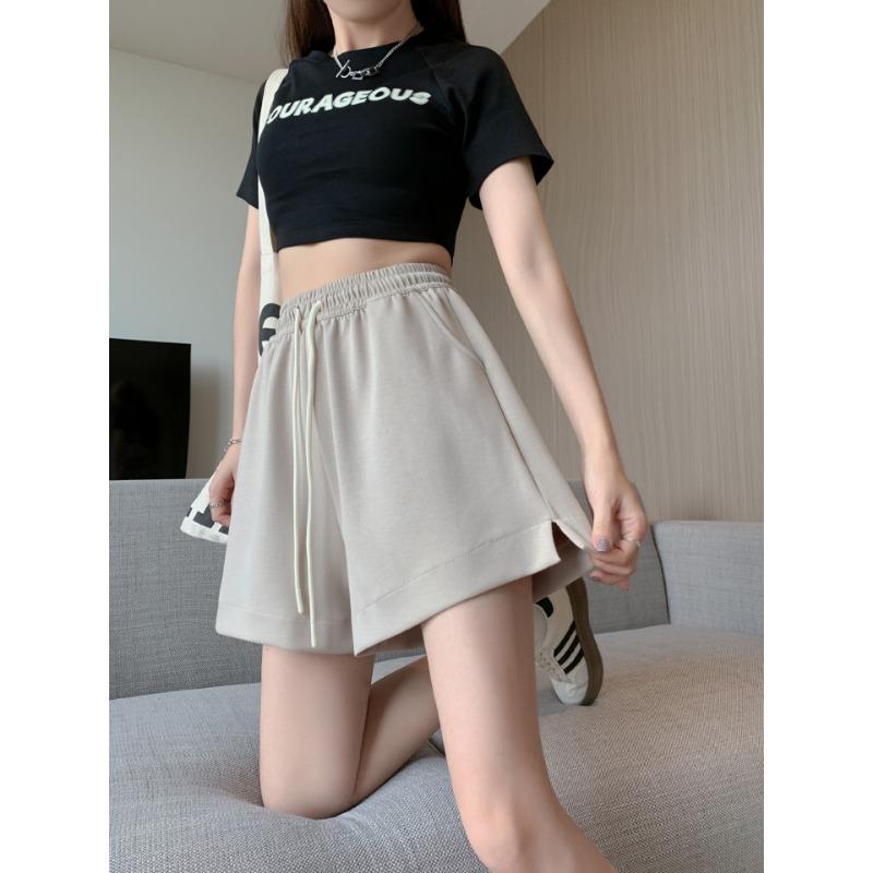 High-waisted Sports Baggy Shorts Casual Slimming Pants Women