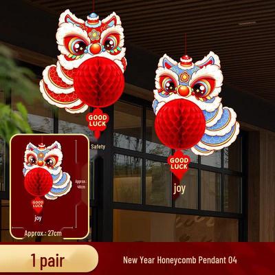 2026 Spring Festival Horse-Themed Hanging Decorations for Windows, Doors, Walls, and Shopping Mall Ceilings