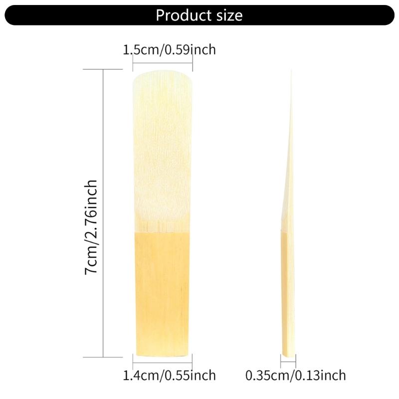 10pcs Altos Saxophone Reed Altos Eb Saxophone Instrument Accessories Reed for Clear and Rich Tone