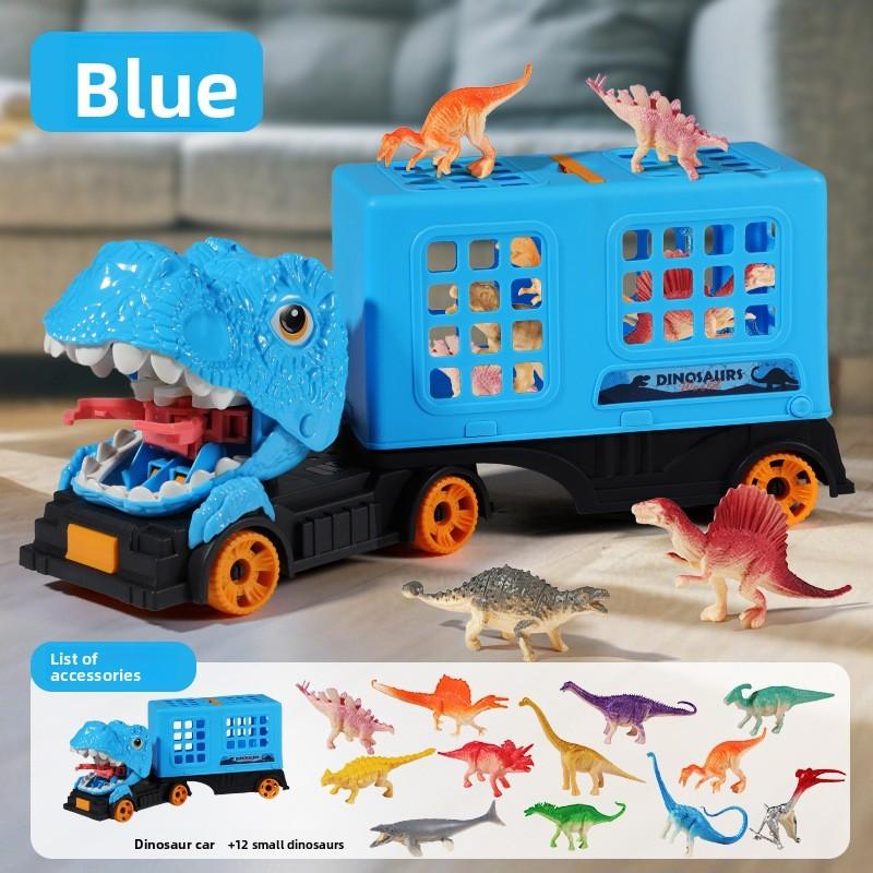 Capture Dinosaur Storage Car With Inertial Feature For Children Educational Gift