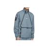 Nike Reflective Logo Print Casual Sports Jacket Men Jackets Ozone-Blue CU4119-031