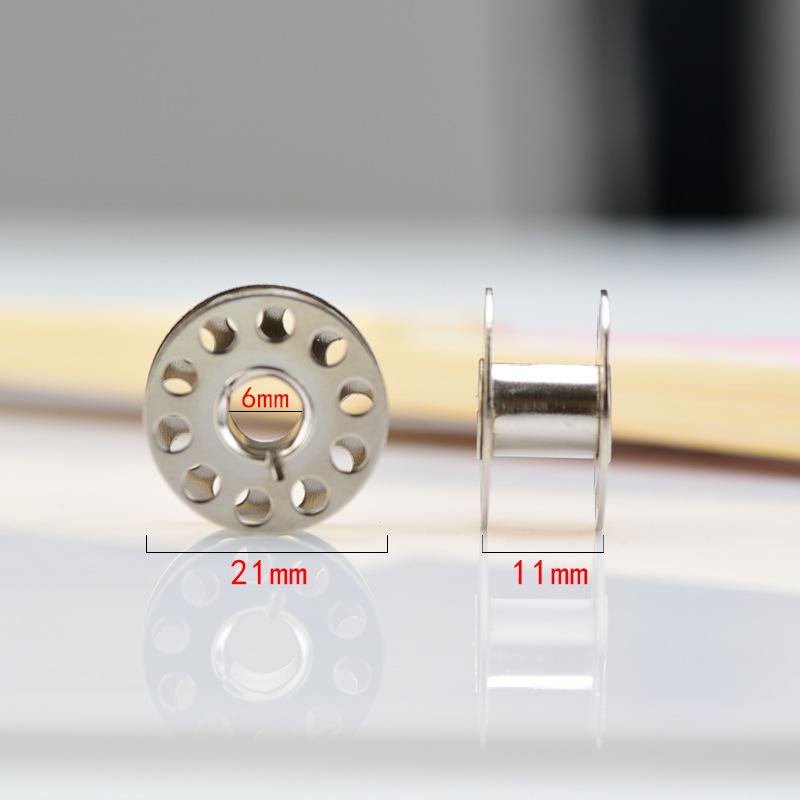 Vintage Sewing Machine Parts Set: Bobbin Case, Bobbin, Needle Plate, Feed Dogs, Presser Foot, Thread Spring, Bobbin Winder, Thread Guide Pin