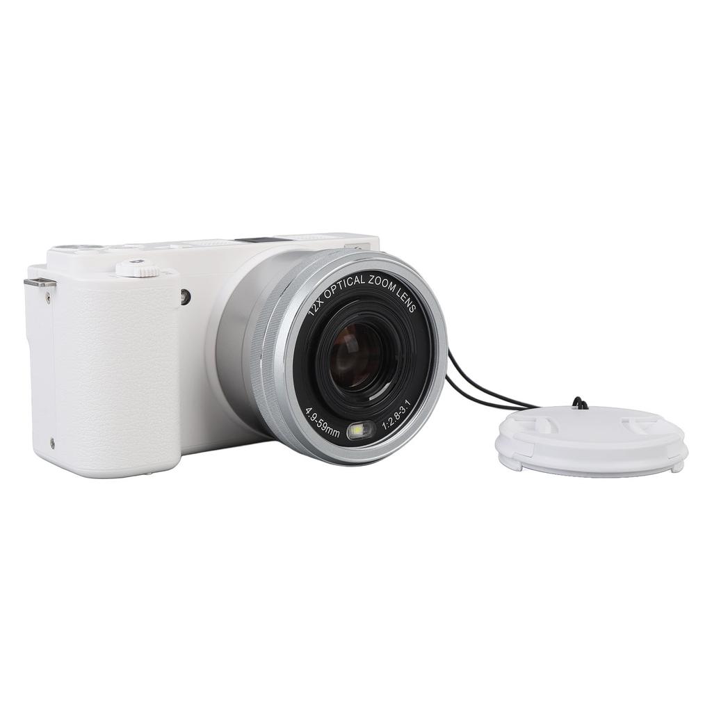 4K Digital Camera for Photography Autofocus 64MP Compact Travel Video Camera with 12X Digital Zoom