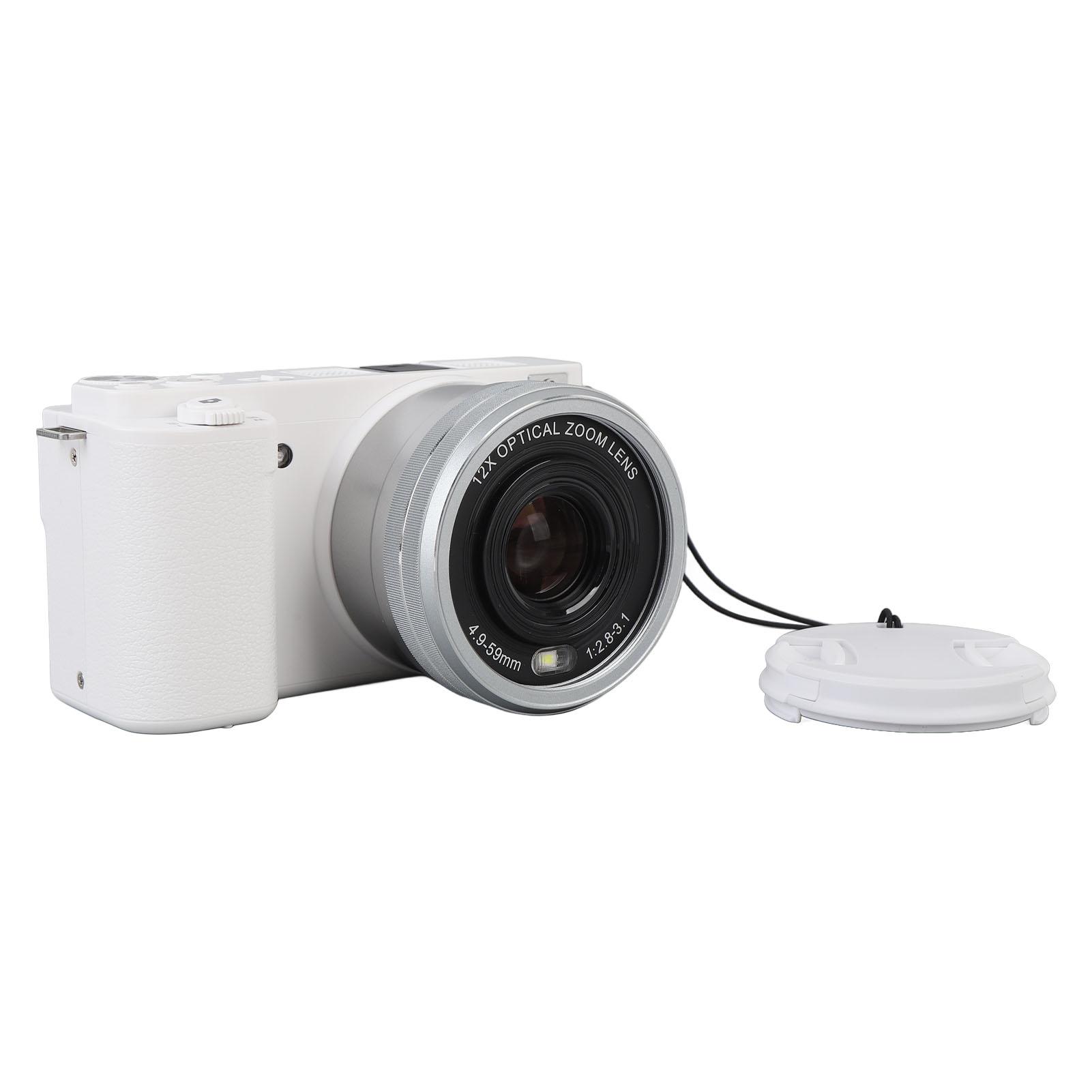 

Цифрова камера 4K для фотографії Автофокус 64 МП Компактна дорожня відеокамера з 12-кратним цифровим зумом