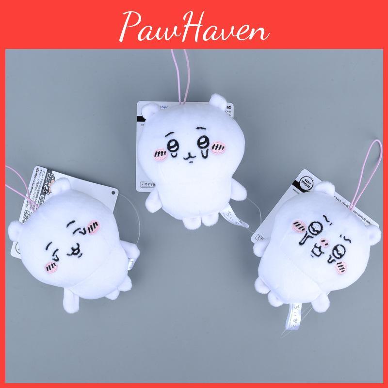 Cartoon Cute Chiikawa Bear Plush Keychain Pendant Soft Filling Kids Collectors