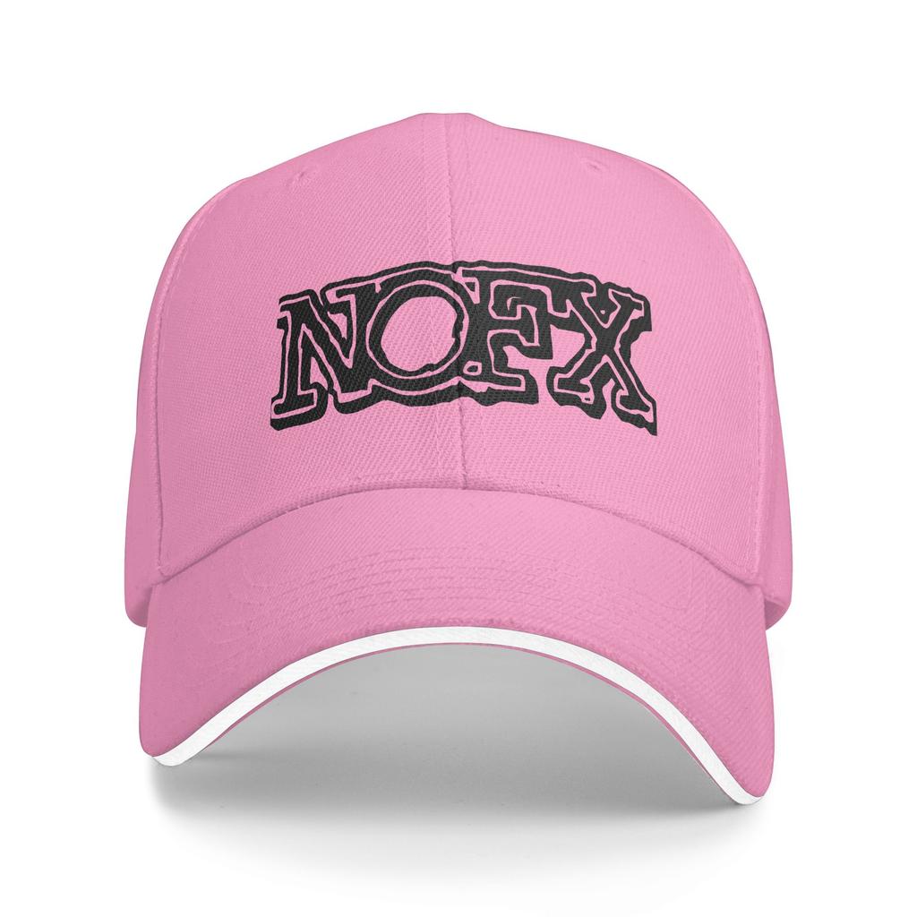 Nofx American Rock Band Logo Sun Baseball Cap Summer Casual Trucker Hat For FeUnisex Unisex Kpop Rock Baseball Caps