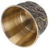 Dragon Phoenix Bronze Tea Cup Intricate Design Small Size Breakage Resistant Kung Fu Tea Mug Vintage Chinese Teacup for Daily