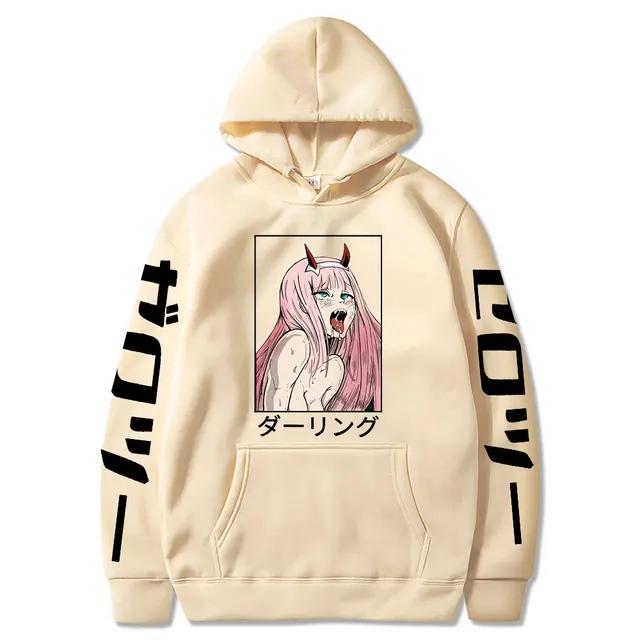 Darling In The Franxx Anime Pullover Women Unisex Hoodies S Fleece Sport Sweatshirts Zero Two Hoodie Oversized Streetwear Top