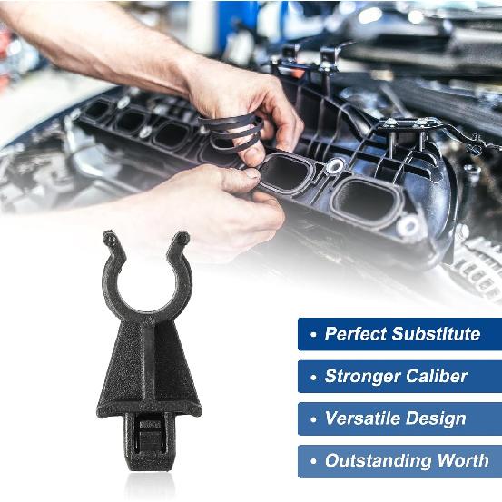 ACROPIX Hood Prop Rod Holder Hood Clips Hood Rod Clip Fit for Nissan Pathfinder R51 2005-2012 for Nissan Xterra 2005-2013 No.657732J000/65722EB300 -