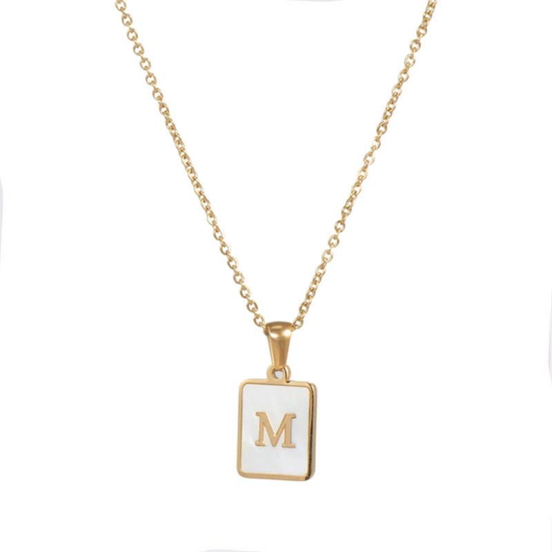 Pendant English Letters Chain Clavicle Necklace The Letter Necklace Accessories Creativity