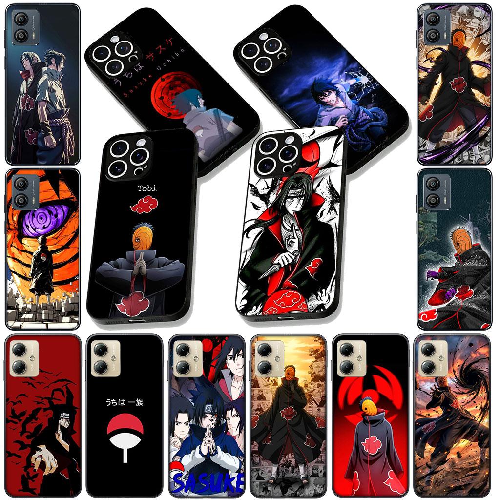 For Motorola Moto Edge 50 30 Fusion 40 NEO Ultra Pro E14 G20 E15 G35 G84 G13 G53 Case Obito Narutos Sasuke Uchiha Tobi Itachi