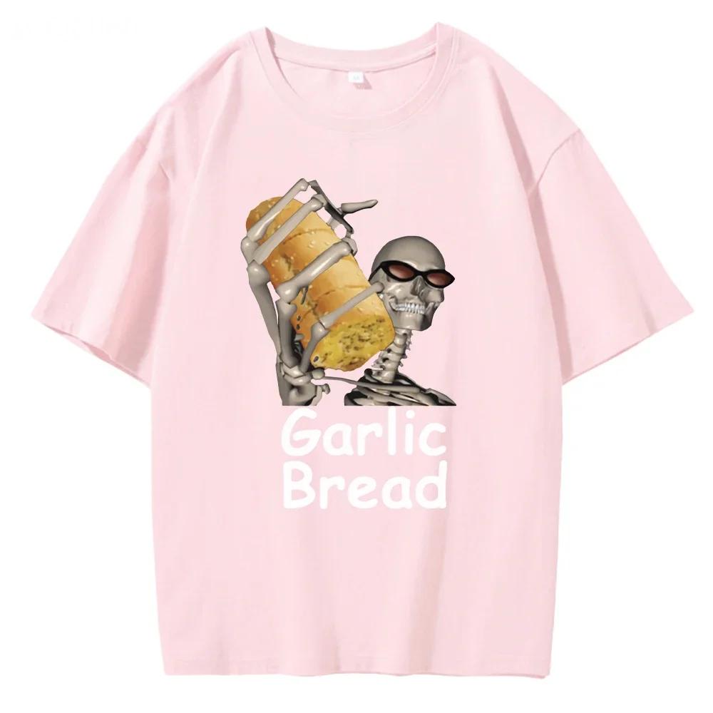 Garlic Bread  Unisex T Shirt Graphic Vintage 100% Cotton When Ur Mom Com HOM N Maek Hte Unisex Summer  Unisex Tshirts Loose Streetwear Unisex