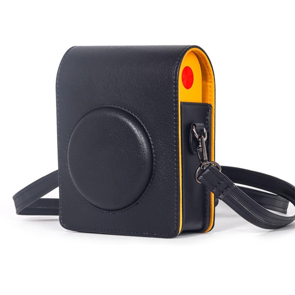 

with Shoulder Strap Instant Camera Case Anti Scratch Shockproof Protective Cover Wear Resistant for Kodak Mini Shot 3 Era MS300 чорний