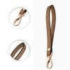 Purse Straps Leather Wristlet Keychain Handle Rope DIY Accessory Wrist Strap Wristlet for Purse,Wallet,Clutch,Keychain